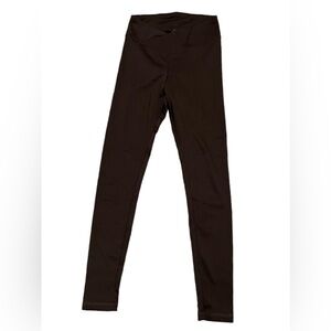 H&M Divided Brown Ribbed Leggings Size Small